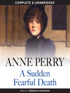 A Sudden Fearful Death (MP3): William Monk Mystery Series, Book 4